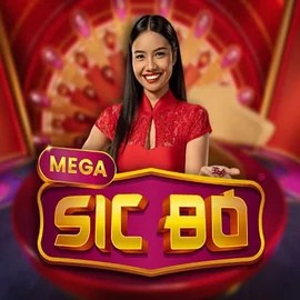 Mega Sic Bo online game logo by Pragmatic Play on wild-robin.fi