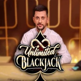 Official Live Casino logo: Unlimited Blackjack by Ezugi at Wild Robin Casino